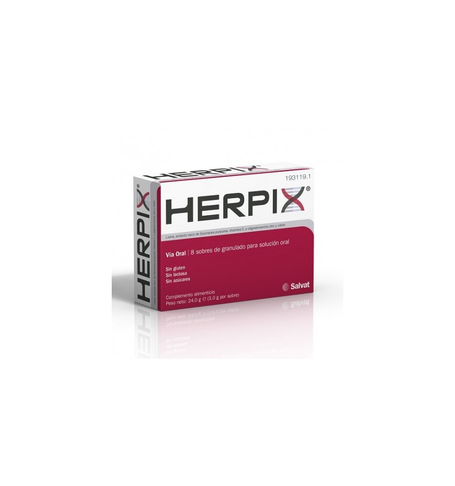 HERPIX 8 sobres Tratamiento Preventivo Virus Herpes Labial (VHS
