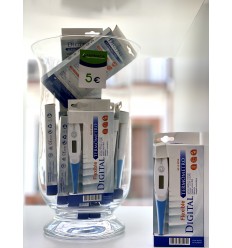 TERMÓMETRO DIGITAL FLEXIBLE LECTURA EN 1 MINUTO Y SEÑAL DE ALARMA ( incluye pila )