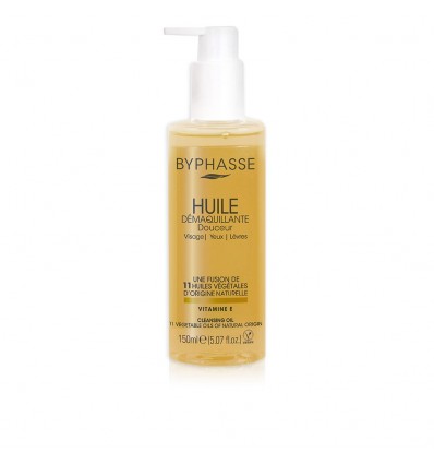 BYPHASSE ACEITE SUAVE DESMAQUILLANTE DE OJOS, CARA Y LABIOS 150 ml