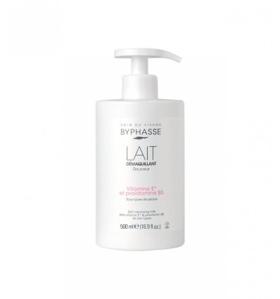 BYPHASSE LECHE DESMQUILLANTE 500 ml DOSIFICADOR