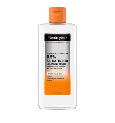 NEUTROGENA TÓNICO LIMPIADOR Eliminador de Puntos Negros con 0,5% de Ácido Salicílico 200 ml