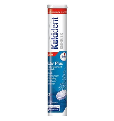 KUKIDENT PASTILLAS LIMPIADORAS EFERVESCENTES 33 u