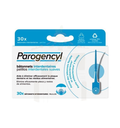 PAROGENCYL PALILLOS INTERDENTALES SUAVES 30 unidades