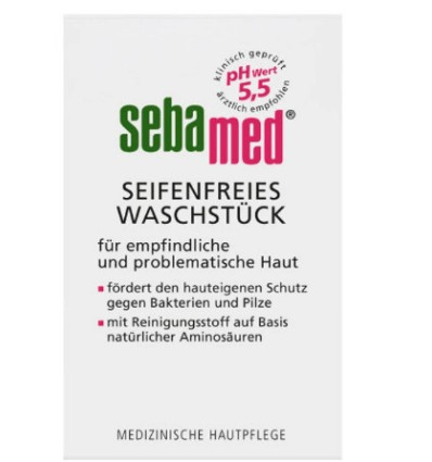 SEBAMED LIMPIADOR COMPACTO SIN JABÓN VIT E + PANTENOL 150 g