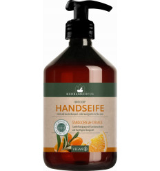 HERBAMEDICUS JABÓN DE MANOS ESPINO AMARILLO Y NARANJA 500 ml DOSIFICADOR