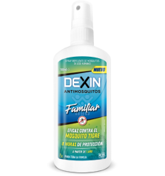 DEXIN ANTIMOSQUITOS EXTRA FUERTE 10 HORAS 75 ml TROPICAL - MOSQUITO TIGRE