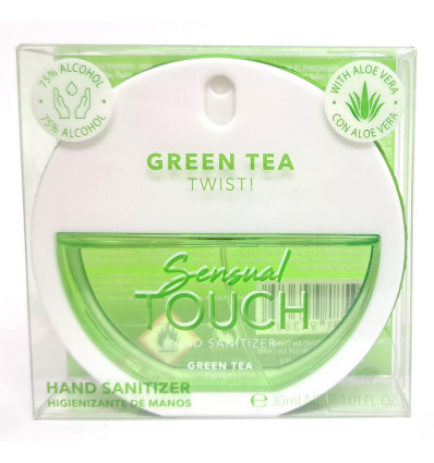 SENSUAL TOUCH GREEN TEA TWIST! HIGIENIZANTE DE MANOS SPRAY 30 ml ( de TAILORED Perfumes )