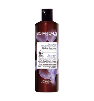 LOREAL BOTANICALS LAVANDA ACEITE PRE-CHAMPÚ HIDRATANTE 150 ml