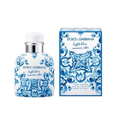 DOLCE & GABBANA LIGHT BLUE SUMMER VIBES pour homme EDT 125 ml