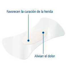 Tiritas Hartmann Effect Ampollas Talón 5 apósitos hidrocoloide autoadhesivos con barrera antibacteriana 45 x 76 mm