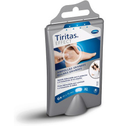Tiritas Hartmann Effect blister XL 6 apósitos hidrocoloide autoadhesivos con barrera antibacteriana