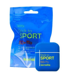 SENSILIS STICK TO SPORT SPF 50 Stick proteccion solar invisible actividades deportivas exterior 10 g