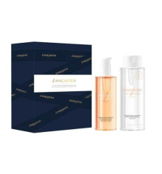LANCASTER RUTINA DESMAQUILLANTE FACIAL PACK XL Limpiador Facial 400 ml + Tonico Anti-imperfecciones Niacinamida 400 ml
