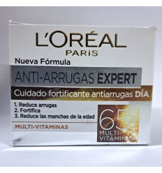 LOREAL ANTIARRUGAS EXPERT CREMA DIA + 65 AÑOS MULTIVITAMINAS 50 ml