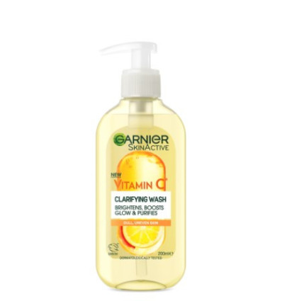 GARNIER VITAMINA C LIMPIADOR FACIAL ILUMINADOR 200 ml