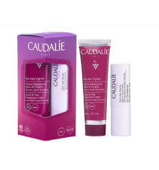 CAUDALIE THE DES VIGNES SET CREMA DE MANOS 30 ml + CUIDADO DE LABIOS 4.5 g