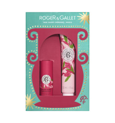 ROGER & GALLET GINGEMBRE ROUGE SET CREMA DE MANOS 30 ml + LABIAL 3.5 g