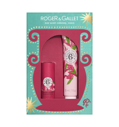 ROGER & GALLET GINGEMBRE ROUGE SET CREMA DE MANOS 30 ml + LABIAL 3.5 g