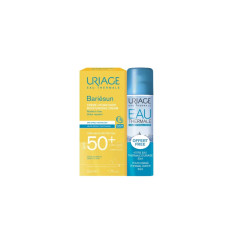 URIAGE BARIESUN SPF 50 PROTECTOR SOLAR FACIAL PIEL SENSIBLE 50 ml + BRUMA FACIAL AGUA TERMAL 50 ml