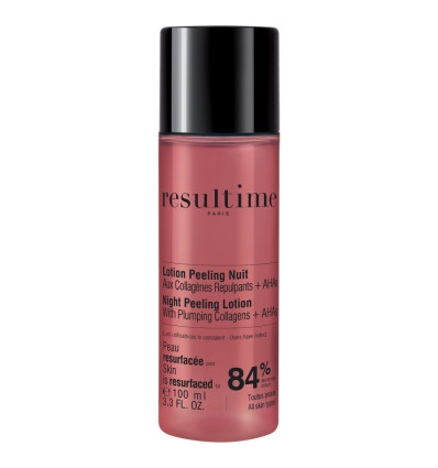 RESULTIME LOCIÓN PEELING NOCHE CON COLÁGENO RELLENO + 4 AHAs 100 ml