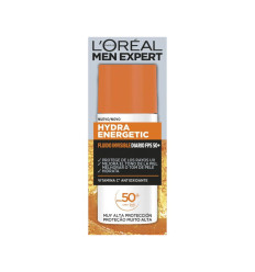 LOREAL MEN EXPERT HYDRA ENERGETIC PROTECTOR FACIAL SPF 50 INVISIBLE 50 ml