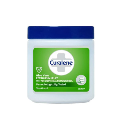 CURALENE ALOE VERA VASELINA HIDRATANTE REGENERADORA POTENTE FORMATO TARRO 225 ml