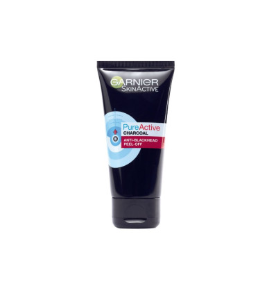 GARNIER PURE ACTIVE Mascarilla exfoliante antipuntos negros de carbón activo puro 50 ml