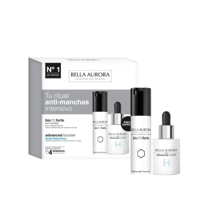 BELLA AURORA BIO 10 FORTE SERUM PIEL SENSIBLE 30 ml + ADVANCED BOOSTER ÁCIDO HIALURÓNICO 30 ml
