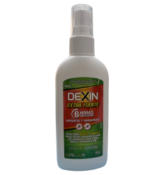 DEXIN REPELENTE MOSQUITOS Y GARRAPATAS EXTRA FUERTE CON CITRIODIOL 100 ml tamaño viaje