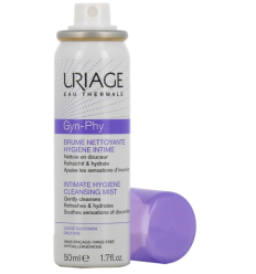 Uriage Gyn Phy Bruma Limpiadora higiene íntima sin jabón 50 ml tamaño bolso