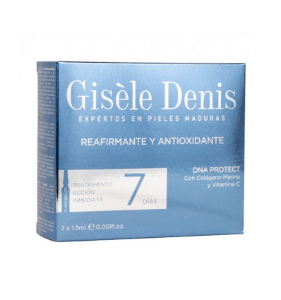GISÈLE DENIS AMPOLLAS REAFIRMANTES Y ANTIOXIDANTES. TRATAMIENTO ACCION INMEDIATA 7 DIAS 7 x 1,5 ml