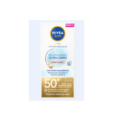 NIVEA SUN FLUIDO DIARIO ULTRA LIGERO SPF50 TONO CLARO 40 ml