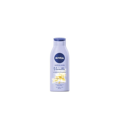 NIVEA ACEITE EN LOCIÓN VAINILLA & ACEITE DE ALMENDRAS PIEL NORMAL - SECA 400 ml