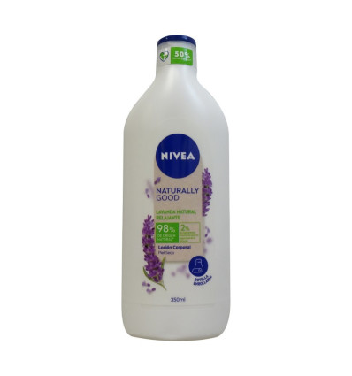 NIVEA NATURALLY GOOD LAVANDA NATURAL RELAJANTE LOCIÓN CORPORAL 350 ml