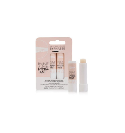BYPHASSE BÁLSAMO LABIAL HIDRATANTE 2 X 4.8 g
