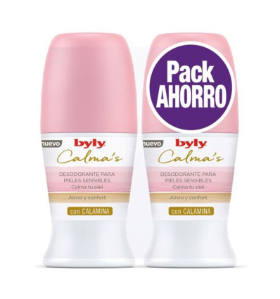 BYLY CALMA´S DEO ROLLON PIEL SENSIBLE 2 X 50 ml