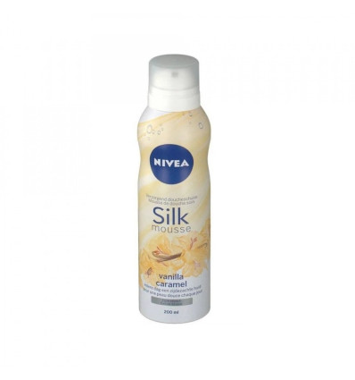 NIVEA SILK MOUSSE GEL VANILLA CARAMEL 200 ml