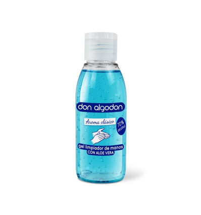 DON ALGODÓN GEL LIMPIADOR DE MANOS 70 % ALCOHOL CON ALOE VERA 100 ml