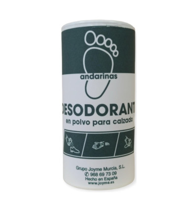 ANDARINAS DESODORANTE EN POLVO PARA CALZADO 100 g