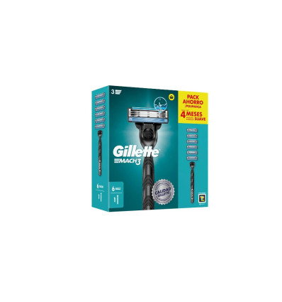 GILLETTE MACH 3 PACK MANGO + 6 RECAMBIOS