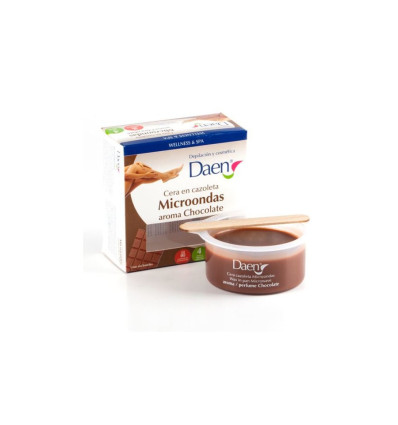 DAEN CERA EN CAZOLETA MICROONDAS CHOCOLATE 100 g