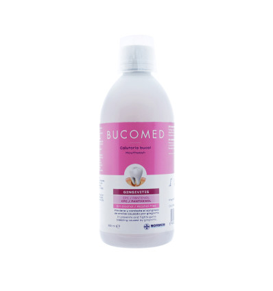 BUCOMED NORMON GINGIVITIS COLUTORIO BUCAL SIN ALCOHOL 500 ML PREVIENE EL SANGRADO DE ENCIAS