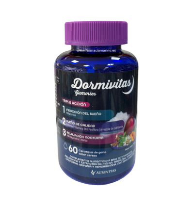 DORMIVITAS SUEÑO 60 GUMMIES TRIPLE ACCION ENVASE 60 NOCHES