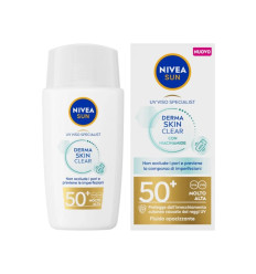 NIVEA SUN DERMA SKIN CLEAR SPF 50 CON NIACINAMIDA PROTECTOR FACIAL 40 ml
