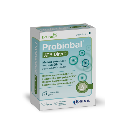 Probioticos Bensania Probiobal ATB Direct 10 capsulas