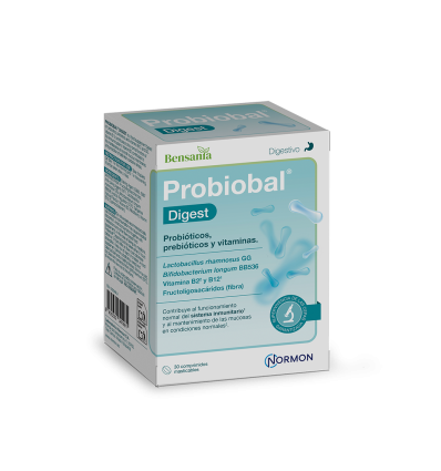 Bensania Probiobal digest PROBIOTICOS 30 comprimidos masticable NORMON