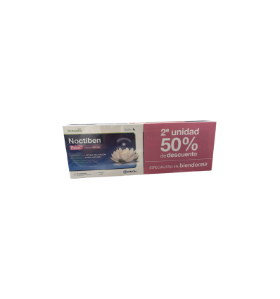 BENSANIA NOCTIBEN RELAX PACK AHORRO 2ª UNIDAD 50% PACK 60 COMPRIMIDOS SIN GLUTEN SIN LACTOSA