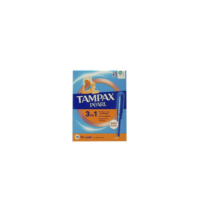 TAMPAX PEARL 3 EN 1 SUPER PLUS 18 UNIDADES