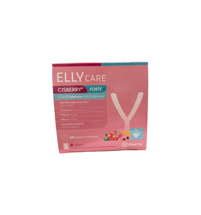 ELLY CARE CISBERRY FORTE ARANDANO ROJO 8 sobres sin gluten sin lactosa