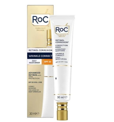 ROC RETINOL CORREXION WRINKE CORRECT HIDRATANTE DÍA SPF 30 30 ml
